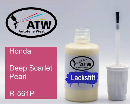 Honda, Deep Scarlet Pearl, R-561P: 20ml Lackstift, von ATW Autoteile West.